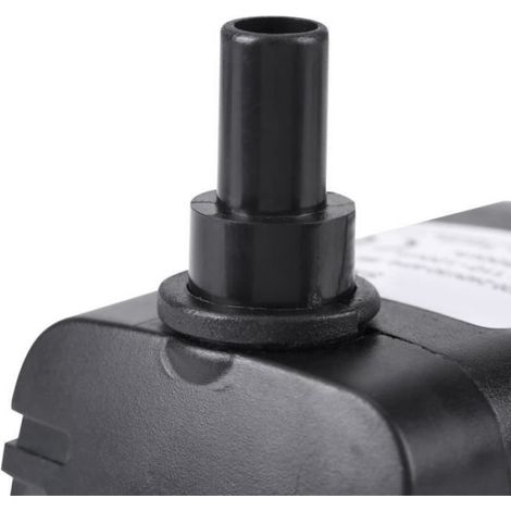 Pompe Submersible - 8 W - Débit 600 L/H - Hauteur de Refoulement 1,2 M - Pour Aquarium et Fontaine - 55 x 43 x 50 mm (1/4)