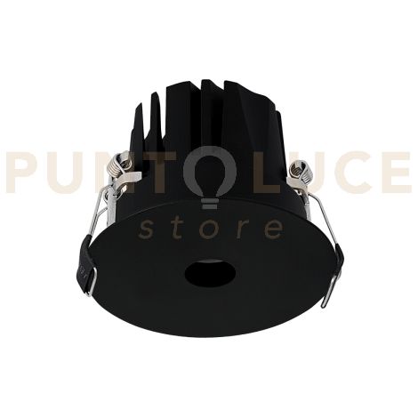 Faretto Ad Incasso Infinity 1 Luce Led Integrato Nero 12W Ip20