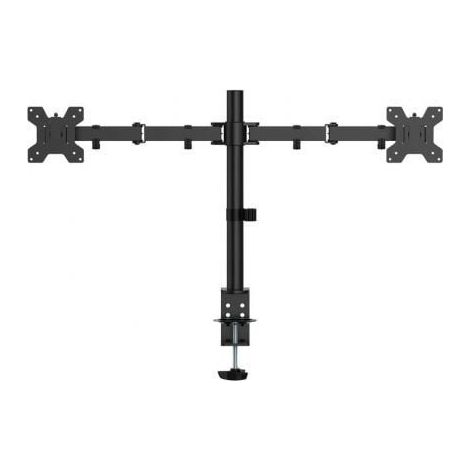 AISENS - SOPORTE DE MESA ECO GIRATORIO E INCLINABLE PARA MONITOR/TV 10KG (3 PIVOTES, 2 BRAZOS) DE 17-32, NEGRO (1/2)
