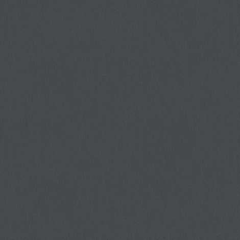 Papiers peints modernes effet textile | Papier peint noir lavable idéal pour chambre d'adulte | Tapisserie murale anthracite unie intissée - 10,05 x 0,53 m (1/5)