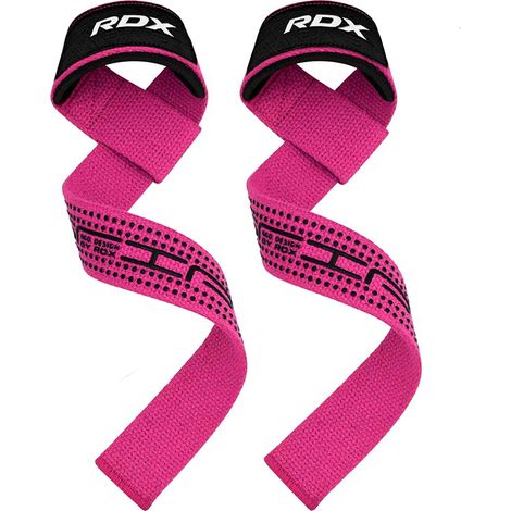 RDX S4 Supports de Poignes D'haltérophilie Rose - RDX - WAC-S4P+ (1/2)