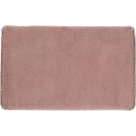 Sapho Accessori bagno Gedy - Tappeto da bagno 50x80 cm, con antiscivolo, rosa 96FY508010 (1/5)