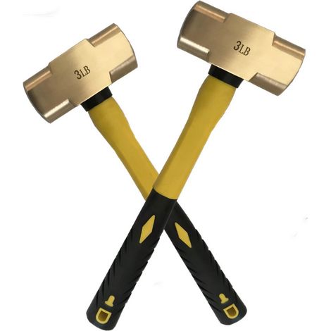 Martillo octogonal antichispas de cobre rojo 4 LB