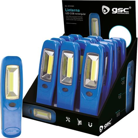 Linterna LED COB rectangular 3W - 12u caja exp (1/5)