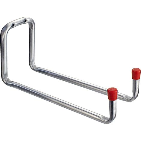 Gancio doppio a parete zincato 90 x 120 x 175 mm.