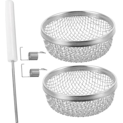 2pièces Ventilation Acier Inoxydable pour Fournaise RV Protection Anti-Insectes avec Outils Installation Compatible Divers Modèles De Camping (1/5)