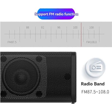 Barre de son PC Gamer avec caisson de basses et enceinte Bluetooth pliable --- (1/5)
