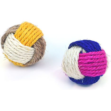 interaktiva kattleksaker 6 balles pour attraper des chats (couleur aléatoire) (1/4)