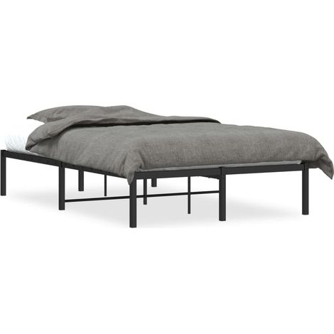 Maison Exclusive - Bettgestell Metall Schwarz 120x200 cm