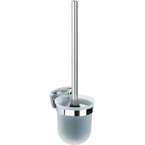 Einfacher WC-Bürstenhalter aus Edelstahl, polierte Oberfläche, 10 Jahre Garantie, wandmontierter WC-Bürstenhalter aus Edelstahl, Design-Stil, hängendes WC-Bürstenset, WC-Bürsten-Set aus Edelstahl, Abm