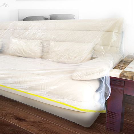 Housse de protection anti-poussière multifonctionnelle jetable pour meubles - Accessoire de décoration intérieure (1/5)