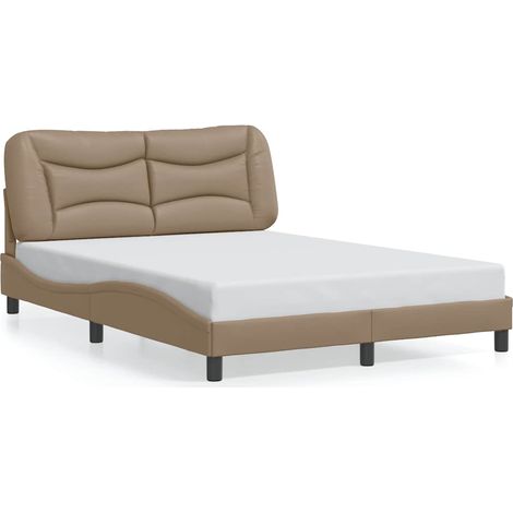 Maison Exclusive - Giroletto senza Materasso Hvar Cappuccino 120x200 cm Similpelle (1/5)