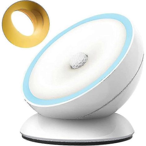 Veilleuse LED à détecteur de mouvement avec socle, lampe de nuit à induction de présence humaine pour la maison (1/4)