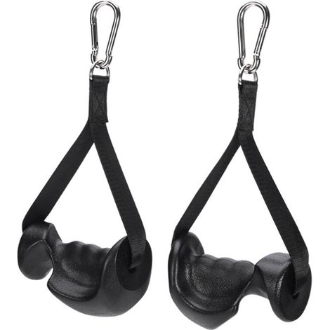 Maniglie ergonomiche per esercizi, 2 pezzi, fasce elastiche
