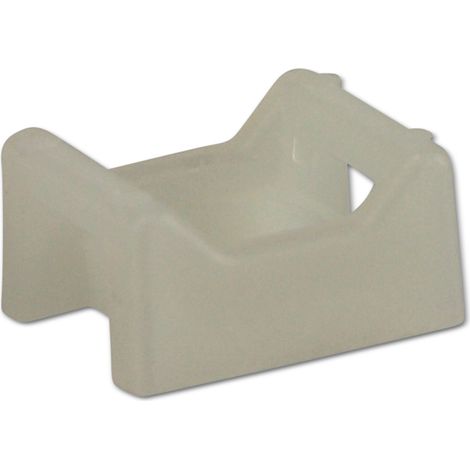 Base de fixation vissable KSS polyamide 6.6, nature, trou de fixation 6, L=20,5, l=17,1, 1 pièce (1/2)
