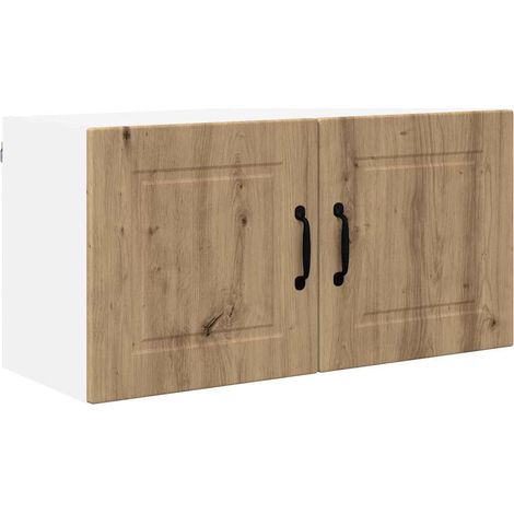 Meuble mural de cuisine,Armoire de cuisine Chêne artisanal 80 x 31 x 40 cm CFW51121 (1/5)