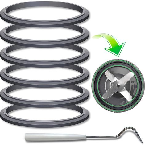 Guarnizione di ricambio per spremiagrumi, anello di tenuta in gomma, compatibile con i ricambi Nutribute, applicabile alla serie Blender 900W. (1/4)