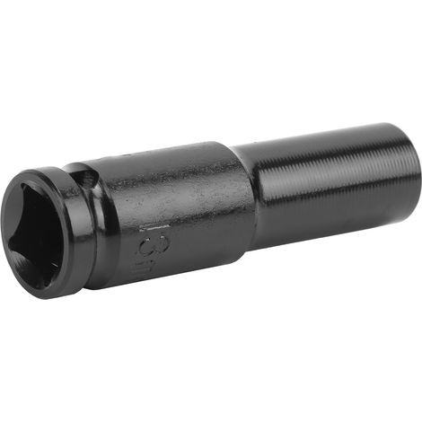 Douille hexagonale 13mm en acier carbone, adaptateur prolongé 78mm pour clé à choc électrique et perceuse pneumatique, accessoire de vissage robuste (1/5)