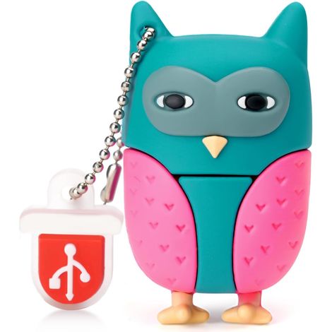 Clé USB 64 Go Clef USB 2.0 Clé à Molette Flash Drive Stockage Disque Mémoire Stick en Forme de La Chouette pour Stockage de Données Externes (1/5)