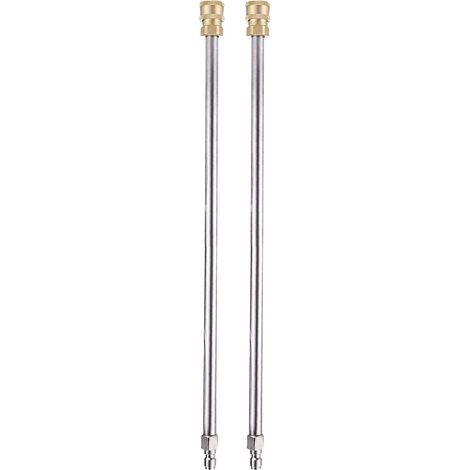 CCYKXA 2 Pack Pressure Washer Lance Extension Wand, 12 Inch 4000 PSI Spray Gun with 1/4 Quick Connect for Pressure Washer Cleaning Machine (1/4)