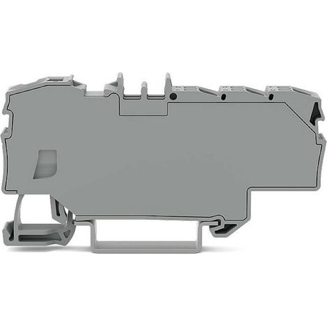 WAGO 2006-8031 Morsettiera di distribuzione Collegamento con molla di trazione a gabbia Grigio 12 pz. (1/2)