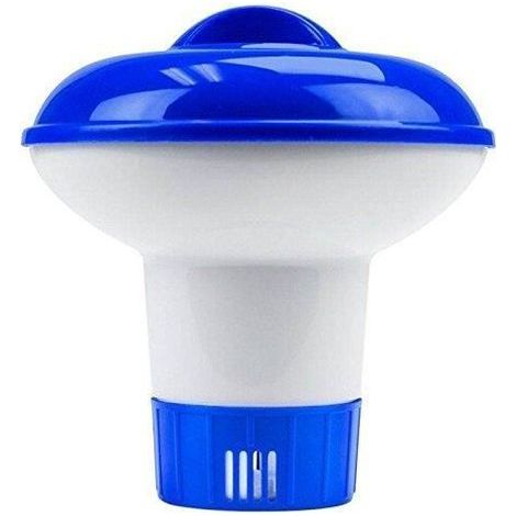 Floating Blue Chlorine Dispenser - 135mm x 120mm - Adjustable