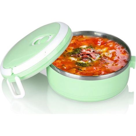 Lunchbox Bento Box Fertiggerichte zum Mitnehmen Auslaufsicher und stapelbar 1000 ml Grün (1/5)