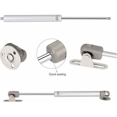 Ulisem Vérins à Gaz,Porte Cuisine 4pcs Amortisseurs à Gaz 100N Verin Meuble Hydraulique d'origine Porte Armoire de Cuisine Bras pour Levage de Porte Armoire Meuble Cuisine Avec des Vis (1/4)