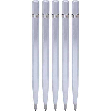 Ensemble de 5 stylos à graver diamantés avec pointes en carbure pour la gravure sur céramique, verre, métal et bois. (1/5)