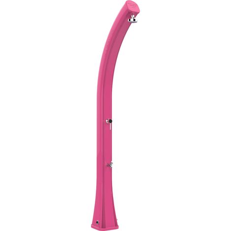 Doccia Solare da Giardino 35L Miscelatore e Lavapiedi Arkema Happy XL Fuxia (1/5)