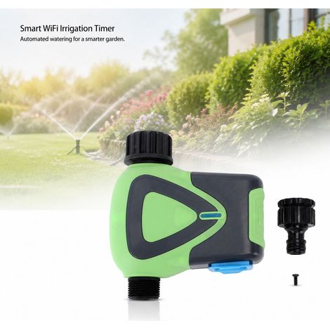 Timer di irrigazione WiFi Toivize - Timer intelligente per esterni - Controller automatico per giardino e prato (1/4)
