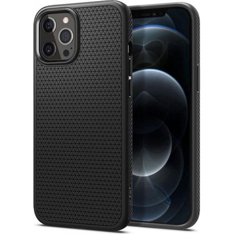 Liquid Air TPU-Hülle mit Luftkissen für iPhone 12 und iPhone 12 Pro – Schwarz (1/5)