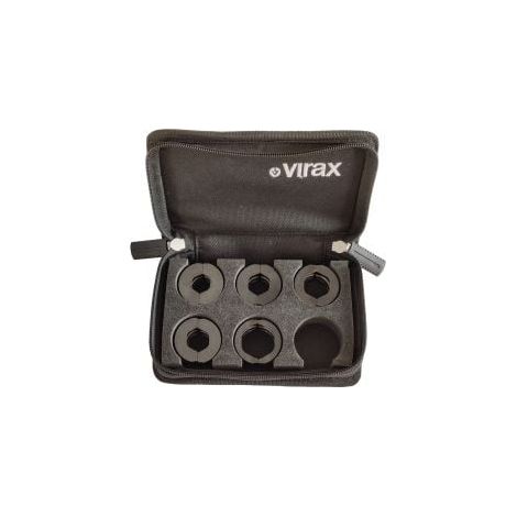 VIRAX Set  pinze a  pressione profilo  V 12-15-18-22-28  per pressatrice  P25+ -  990055 (1/3)