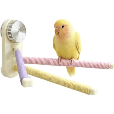 Perchoirs pour cage à oiseaux avec ventouse rotative, résistant à la (1/5)