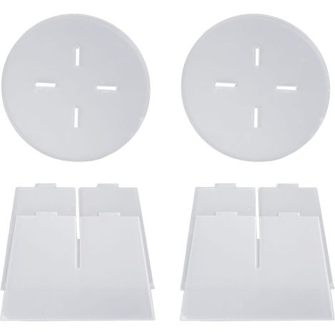 Support de pot en acrylique transparent design moderne étagère pour plantes d'intérieur bureau stable et élégant (1/5)
