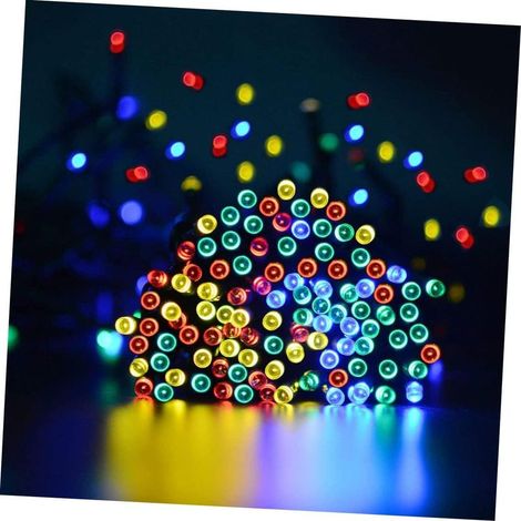 200 bunte Lichterketten für den Außenbereich, Solar-Lichterkette im klassischen Stil, Straßenlaterne, LED-Lichterkette [Energieklasse A+] (1/5)