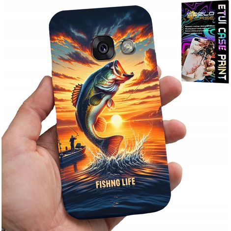 Custodia per Samsung A5 2017 - custodia a forma di canna da pesca + vetro (1/5)