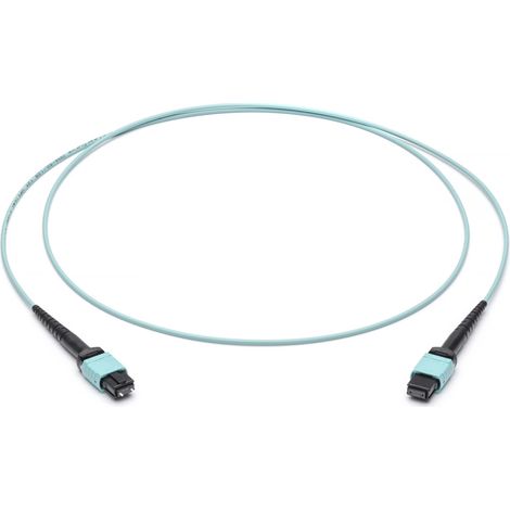 Corning LWL-Patchkabel 12F MPO PC BU/ST OM4 3m türkis JZBZC12QEZ-NB003M
