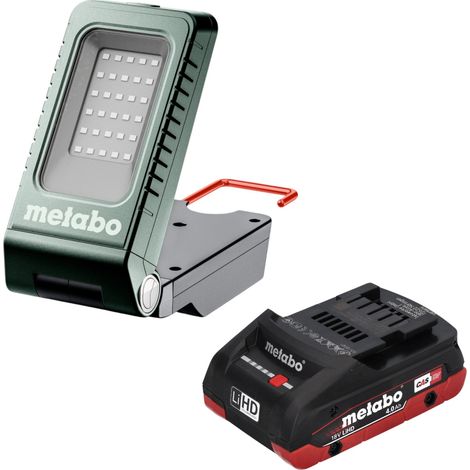 Metabo BSA 18-1000 Akku Baustrahler 18 V 1000 lm + 1x LiHD Akku 4,0 Ah - ohne Ladegerät