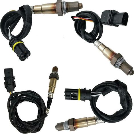 Set of 4 Lambda Sensor Upstream O2 Oxygen Probes for E82 E88 E89 E90 E92 Z4 135i 3 35 (1/5)