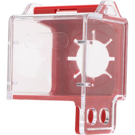 Protecteur de Bouton d'Arrêt d'Urgence Bouchon en Plastique Technique PC Couverture pour Bouton-Poussoir Commutateur à Bouton Industriel (1/5)