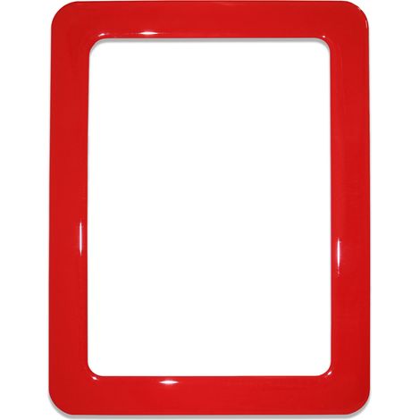 Magnetischer, selbstklebender Rahmen, Größe 16,0 x 11,8 cm – rot (1/5)