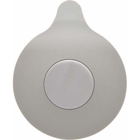 Bouchon Bain et évier Bouchon de Baignoire Silicone Ensemble de Vasque Bouchon d'eau en Caoutchouc Bouche d'aspiration pour Cuisines Salles de Bains Laveries Bouchon (Grey)/ (1/5)