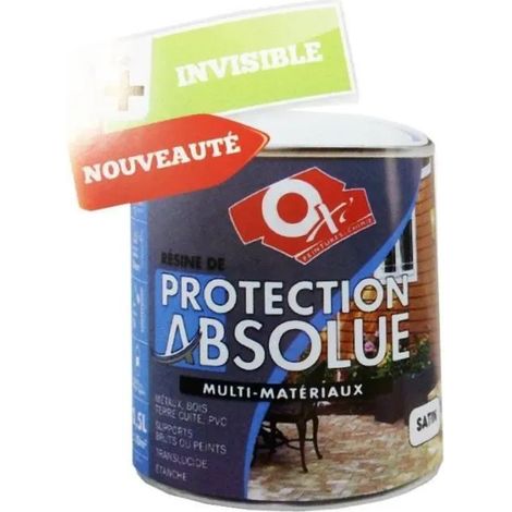 Resina protettiva Oxi satinata 0.5l asciugatura rapida resistente acqua (1/2)