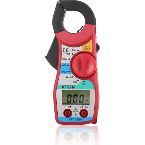 Pince multimètre numérique laboratoire - Mesure DC/AC, tension, capacité, diode, résistance, fréquence (1/4)