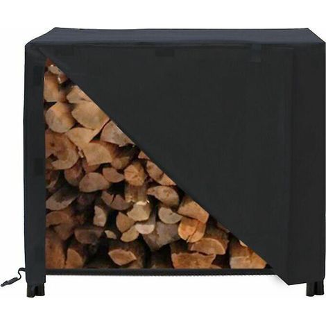 48x24x42 Pouces Support Bois De Chauffage Avec Couvercle Grande Capacit Extrieur Porte-bches De Chemine Avec Tanche 210d (1/5)