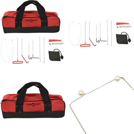Kit d'outils pour ouvre-porte de voiture 11 pcs - Ouvert Porte Voiture - Outil Ouverture Porte - Kit Dépannage Auto - Calage Porte Fenêtre - Secours Automobile - Home & Living (1/5)