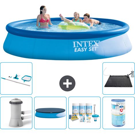 Intex Piscine Easy Set Ronde - 396x84 cm - 7-pièces S41082 (1/5)