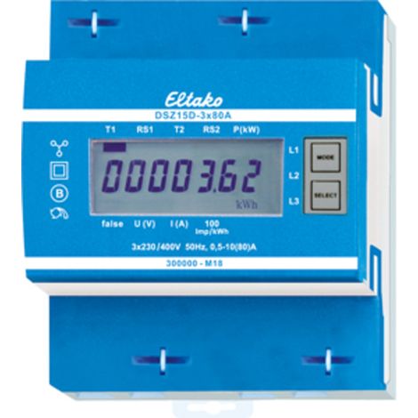 Eltako DSZ15DZ-3x80A MID 28480315 Drehstromzähler digital 10 A 1 St.