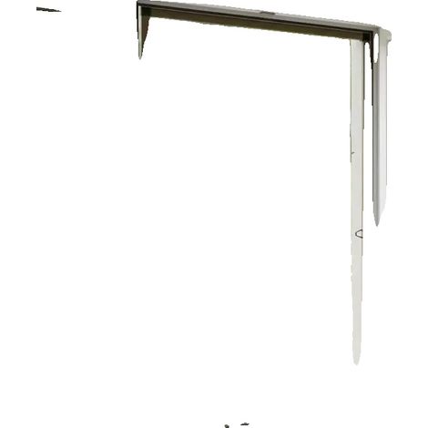 Écran de fenêtre, cadre en aluminium, installation sans perçage, Anthracite (1/2)